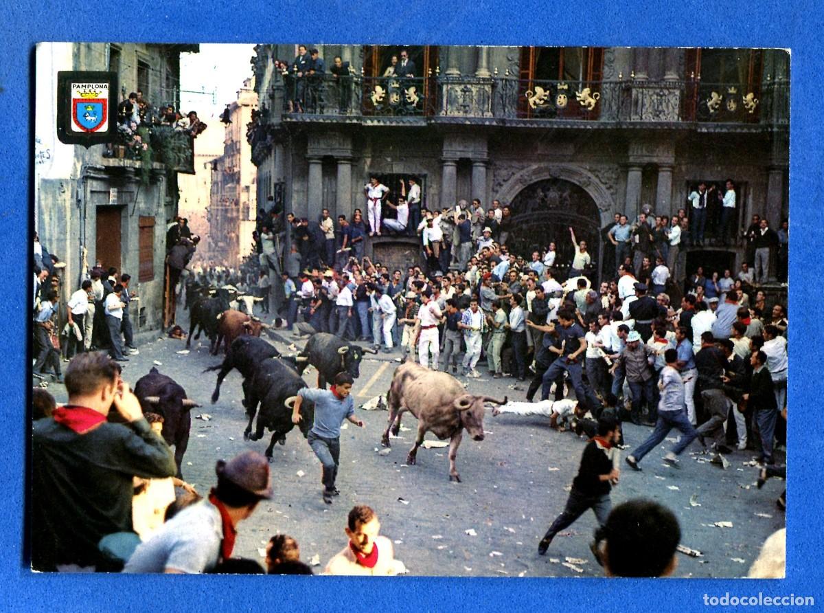 Postales: POSTAL SIN CIRCULAR PAMPLONA 55 SAN FERMIN EDITA ESCUDO DE ORO