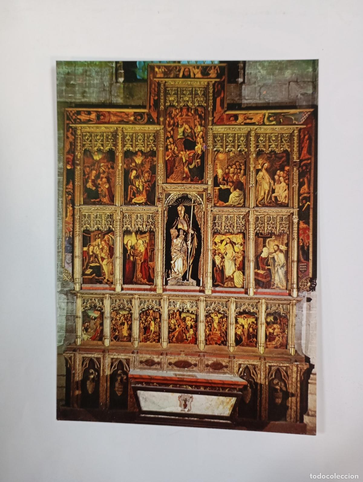 Postales: POSTAL DE PAMPLONA. CATEDRAL. RETABLO DE SANTO TOM&Aacute;S. NAVARRA. TDKP30G