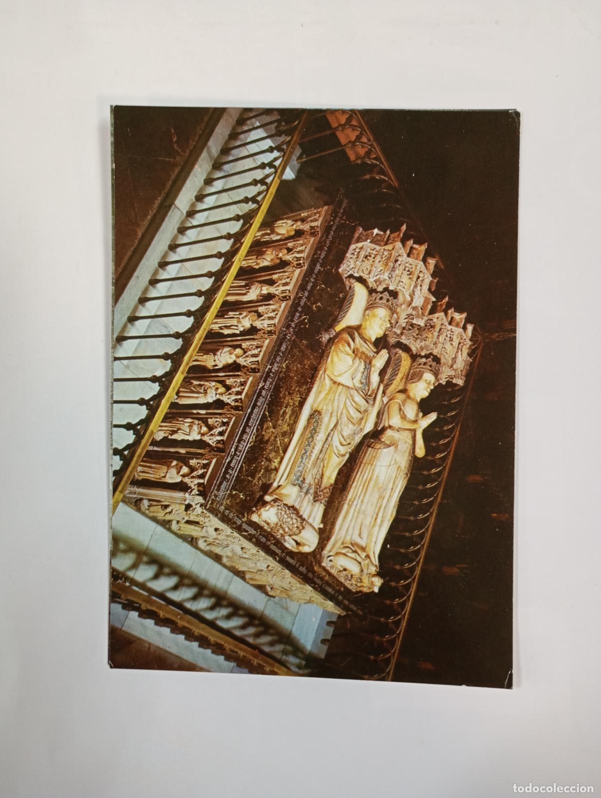 Postales: POSTAL DE PAMPLONA. CATEDRAL. SEPULCRO DE CARLOS III EL NOBLE Y LEONOR. NAVARRA. TDKP30G