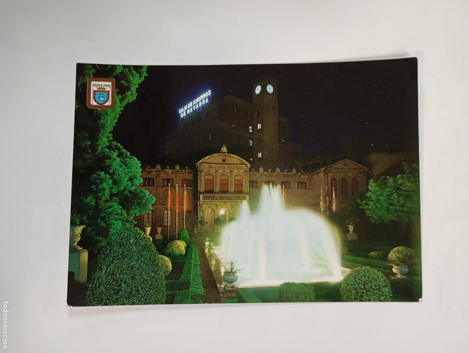 Postales: POSTAL DE PAMPLONA. FUENTES Y JARDINES DE LA DIPUTACI&Oacute;N. NAVARRA. TDKP30G
