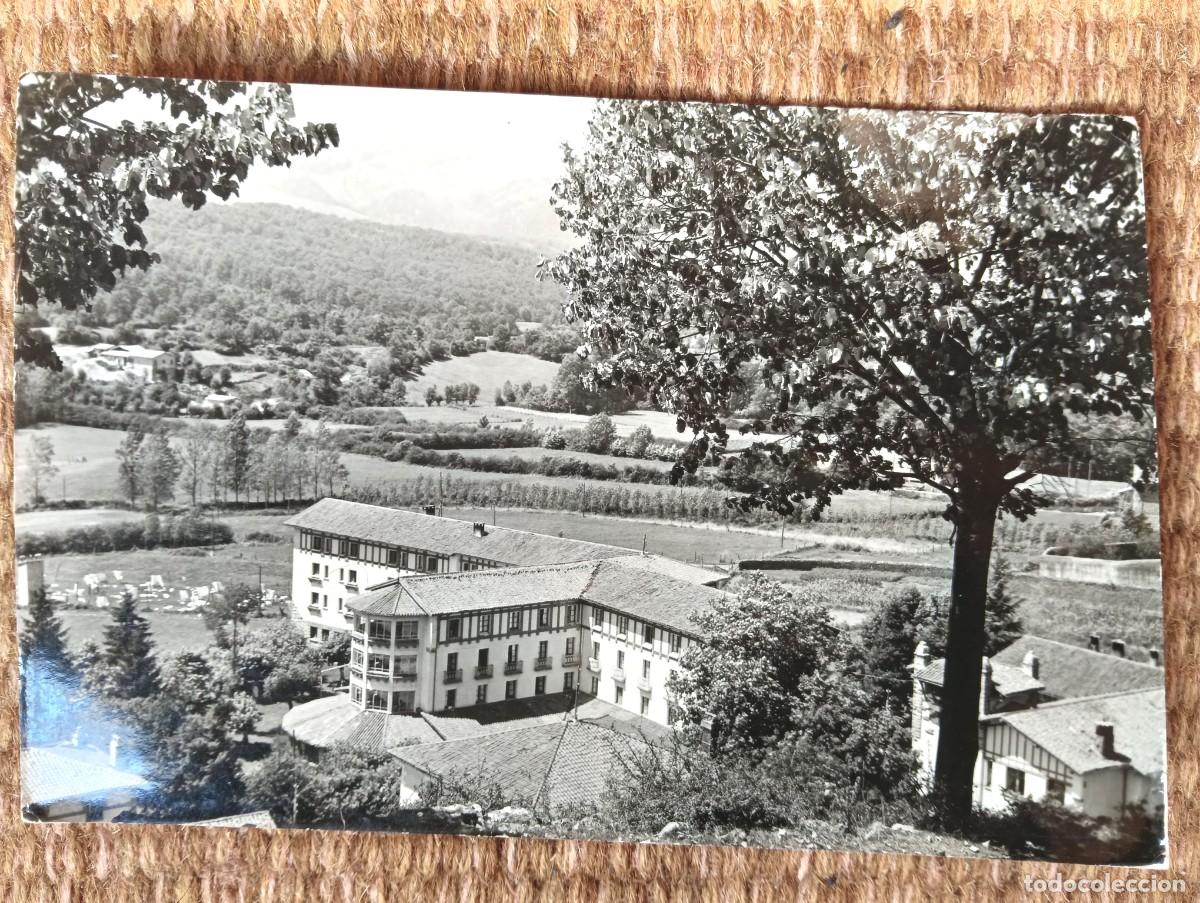 Postales: LECUMBERRI - NAVARRA - HOTEL AYESTARAN - ED. GARCIA GARRABELLA