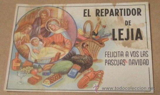 Postais: Felicitaci&oacute;n, el repartidor de lej&iacute;a