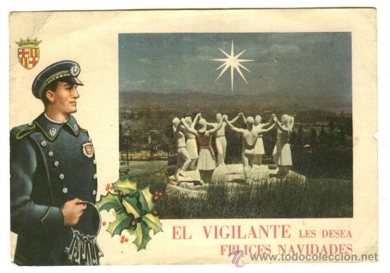 Postais: Felicitaci&oacute;n navide&ntilde;a del vigilante
