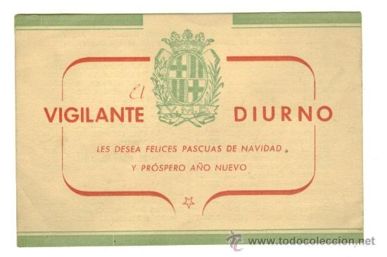 Postais: Felicitaci&oacute;n navide&ntilde;a del vigilante diurno