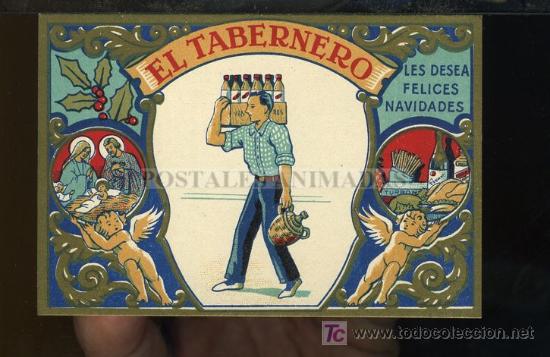 Postales: FELICITACION DE NAVIDAD - EL TABERNERO - VCO - Foto 1