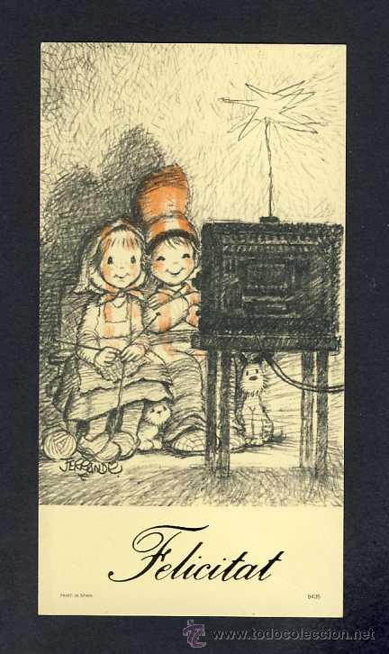 Postkarten: Felicitacion navide&ntilde;a ilustrada por FERRANDIZ