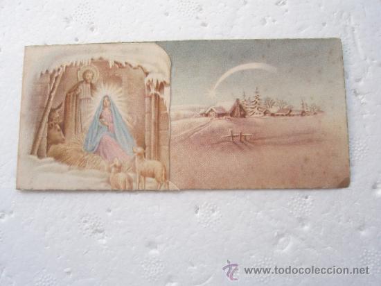 Postales: Antigua postal de  Navidad  del a&ntilde;o 59 - Foto 1