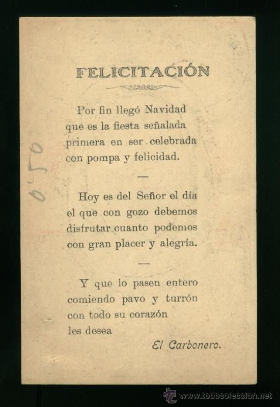 Postales: Felicitaci&oacute;n de navidad, el carbonero - Foto 2