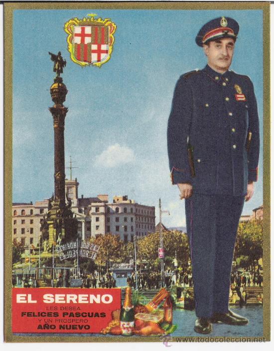 Postales: FELICITACION NAVIDAD    ** EL SERENO  ** - Foto 1