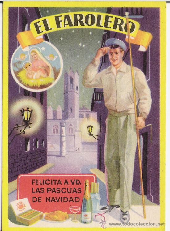 Postales: FELICITACION NAVIDAD    ** EL FAROLERO  ** - Foto 1
