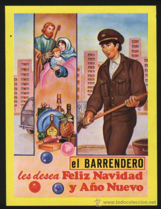 Postais: S-1959- FELICITACI&Oacute;N NAVIDAD DEL BARRENDERO.