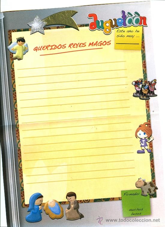 Postales: CARTA A LOS REYES MAGOS DE ORIENTE - Foto 1