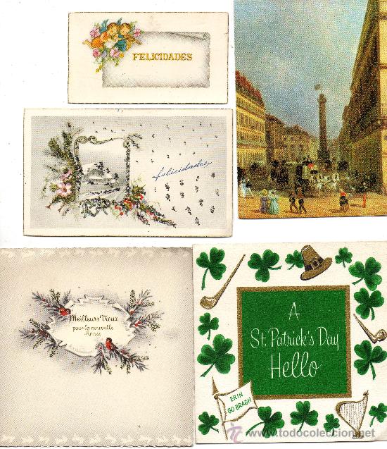 Postales: 5 postales escritas a&ntilde;os 50 - Foto 1