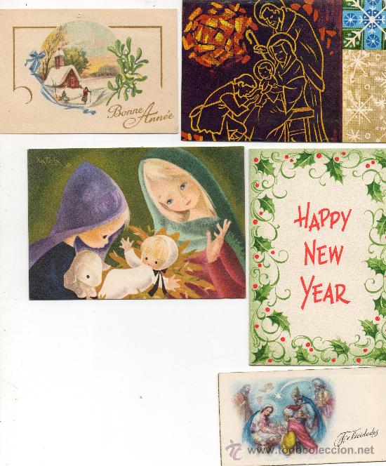 Postales: 5 postales escritas a&ntilde;os 60 - Foto 1