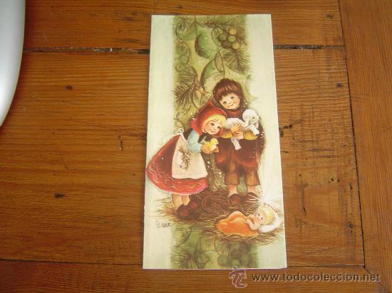 Postales: Postal de Navidad,a&ntilde;os 70 - Foto 1