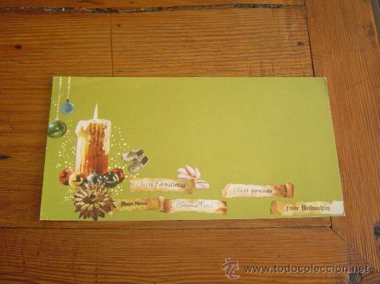 Postales: Postal de Navidad,a&ntilde;os 70. - Foto 1