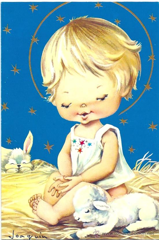 Cartoline: 9124 - EDICIONES CYZ - SERIE 3665.148D - ILUSTRA JOAQUIN (NURIA BAR&Oacute;)- DIPTICA 12X8 CM -NUEVA