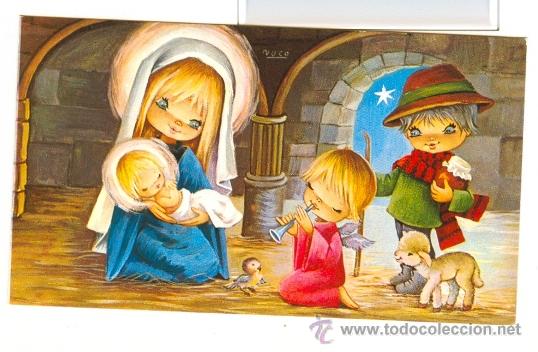 Postales: Felicitaci&oacute;n antigua navidad ** NUCO ** - Foto 1
