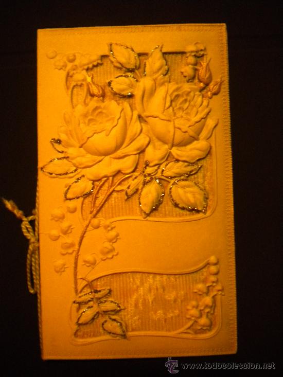 Cartes Postales: POSTAL FELITACION EN RELIEVE 1917.