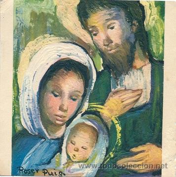 Postales: 0833A - ROSER PUIG - MAGNIFICA POSTAL DATA 1970 - MIDE 11X11 CM