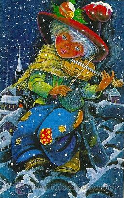 Postkarten: 0852A - EL VIOLINISTA EN EL TEJADO - EDICIONES CHIS A.302.4 -DATA 1973 - 13X8CM