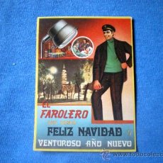 Postales: POSTAL RECORDATORIO EL FAROLERO LES DESEA FELIZ NAVIDAD 1972 CON FELICITACION EN CASTELLANO