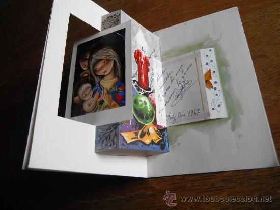 Postkarten: Postal Felicitacion Navidad 3D troquelada 1967