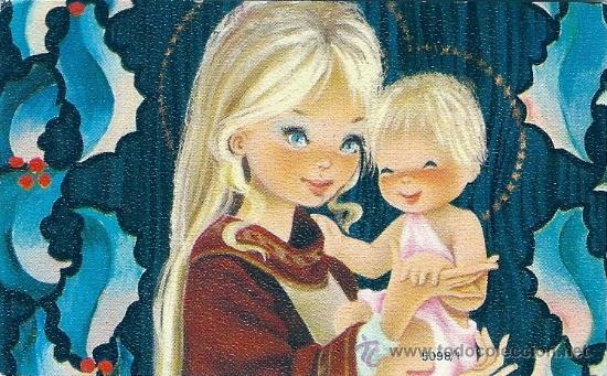 Postcards: 6029X - HERMOSA TARJETA SERIE 5098.1 - 9,5X6 CM - ESCRITA EN REVERSO