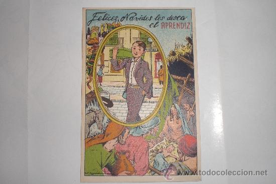 Postales: FELICES NAVIDADES LES DESEA EL APRENDIZ - Foto 1