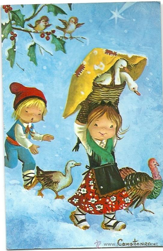Cartoline: 0796J - EDICIONES CyZ SERIE 590.118.B - 10,2X6,2 CM - ILUSTRA CONSTANZA