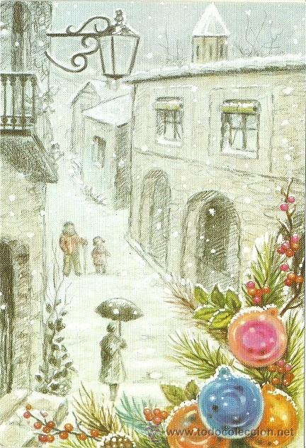 Postcards: 6085X- CONTIJOCH? EDICIONES PERLA - SERIE 2C.8454.A - DIPTICA 16X11 CM - IMPRESA EN 1984