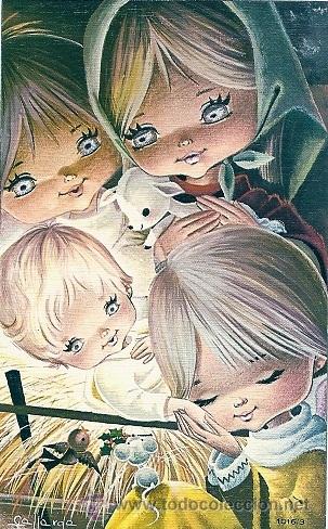 Postcards: 0802D - PRECIOSA POSTAL - N&ordm; 1016.3 - 12,5X7,7 CM -DATA 1966 - ILUSTRA GALLARDA