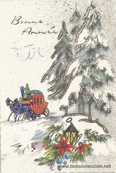 Postales: *** PP481 - POSTAL - BONNE ANN&Eacute;E - ESCRITA - Foto 1