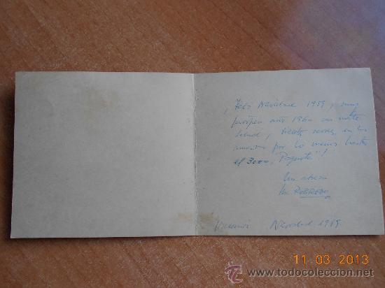 Postales: Antigua Postal Navidad 1959/60 - Foto 2