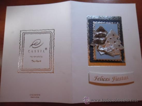 Postais: POSTAL DE NAVIDAD - FELICITACION  - ESCRITA -  DIPTICA