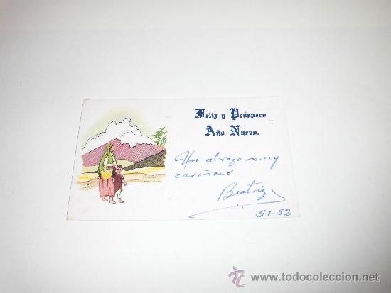 Postkarten: TARJETA NAVIDE&Ntilde;A  1952