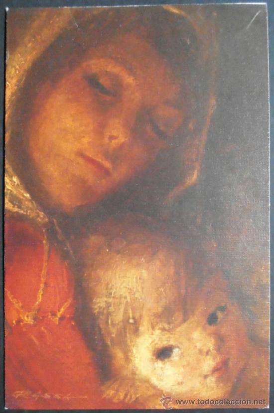 Postales: (613)FELICITACION NAVIDE&Ntilde;A 13X8 CM APROX,VIRGEN MARIA Y NI&Ntilde;O JESUS,