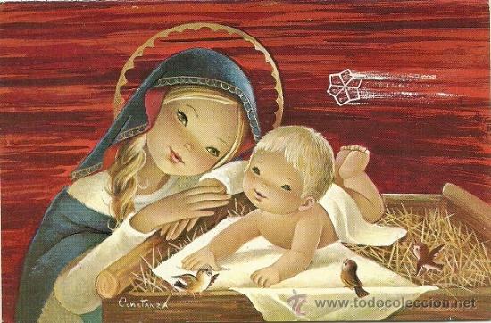 Postkarten: 0848E - EDICIONES CYZ SERIE 1229.49-D- DIPTICA 15,7 X 10,3 CM APROX - ILUSTRADA POR CONSTANZA