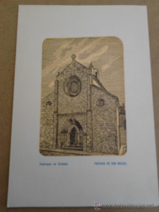 Postales: Felicitacion de un joyero en 1960 con grabado de Cordoba de 4 paginas