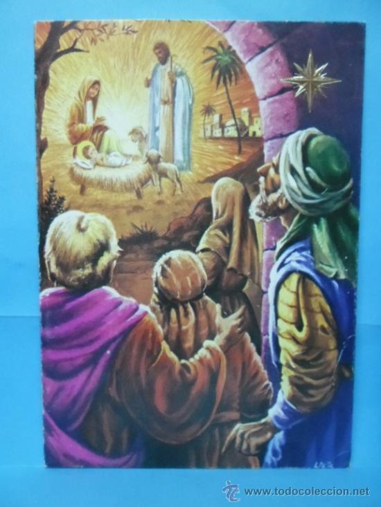 Cartes Postales: FELICITACION - POSTAL DE NAVIDAD - CIRCULADA - LIETA - DIPTICA