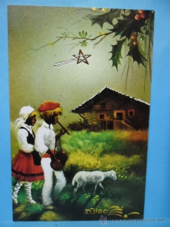 Postcards: FELICITACION - POSTAL DE NAVIDAD - CIRCULADA - DBLADE - DIPTICA