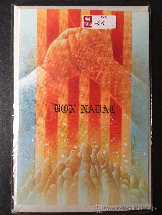 Postais: Postal Navidad Montserrat - Sardana - ilustr. D.Biade - N 1363/1 BON NADAL