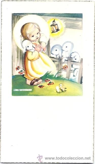 Postcards: 2034G - PRECIOSA TARJETA CON CANTOS TROQUELADOS Y DORADOS -11,5X6,5 CM - NUEVA-ILUSTRA M. GRANADOS