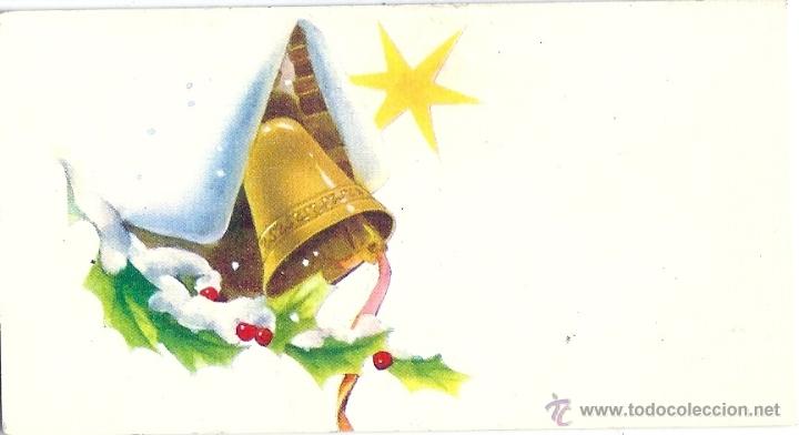 Postcards: 2081G - ANTIGUA Y BONITA TARJETA- ALEGORIA NAVIDE&Ntilde;A - 10,8X5,8 CM