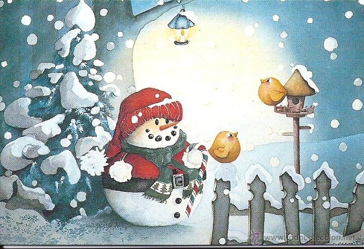 Postales: Lote de mini-tarjetas navide&ntilde;as - Foto 2
