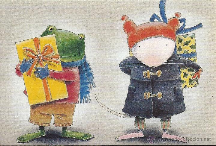 Postales: Lote de mini-tarjetas navide&ntilde;as - Foto 6