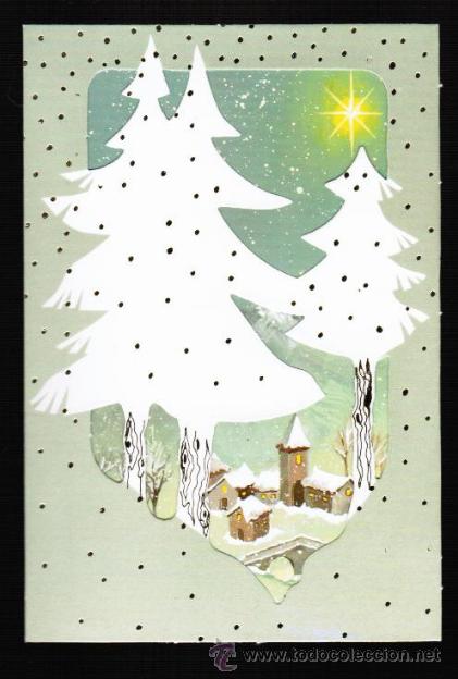 Cartoline: TARJETA NAVIDE&Ntilde;A - ILUSTRA: ANNA LLORENS - EDICROMO. SERIE 9003/2 - MIDE: 11,5 X17CMS