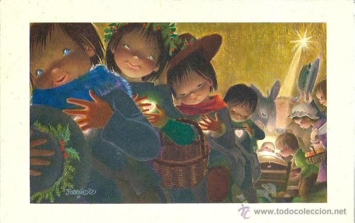Postcards: 2010M - FERR&Aacute;NDIZ - EDICIONES SUBI S. 1573.3 - DIPTICA 14,5X9,5 CM
