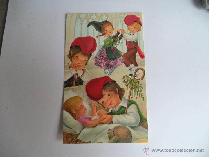 Postales: Bonita postal navide&ntilde;a a&ntilde;os 70 - Foto 1