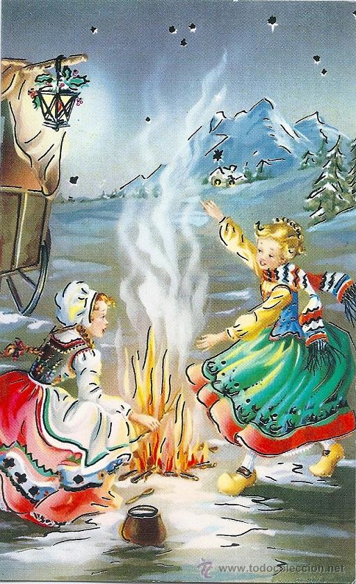 Postales: 2013O - EDICIONES VIKINGO N&ordm; 5233.2 - DIPTICA 13,5X8 CM ILUSTRA MRG?